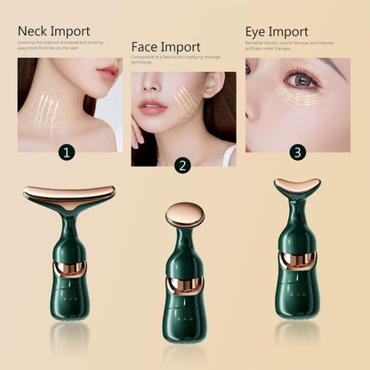 3 in 1 Anti Wrinkles Face Neck And Eyes Massager