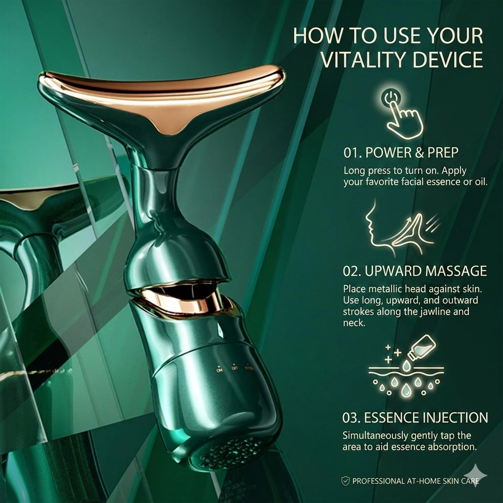 3 in 1 Anti Wrinkles Face Neck And Eyes Massager