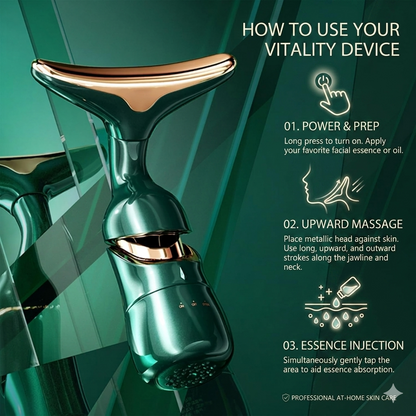 3 in 1 Anti Wrinkles Face Neck And Eyes Massager